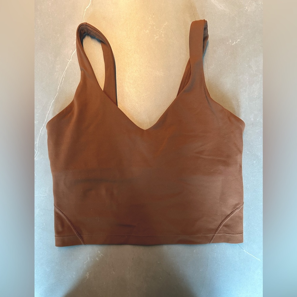 Lululemon align tank roasted brown